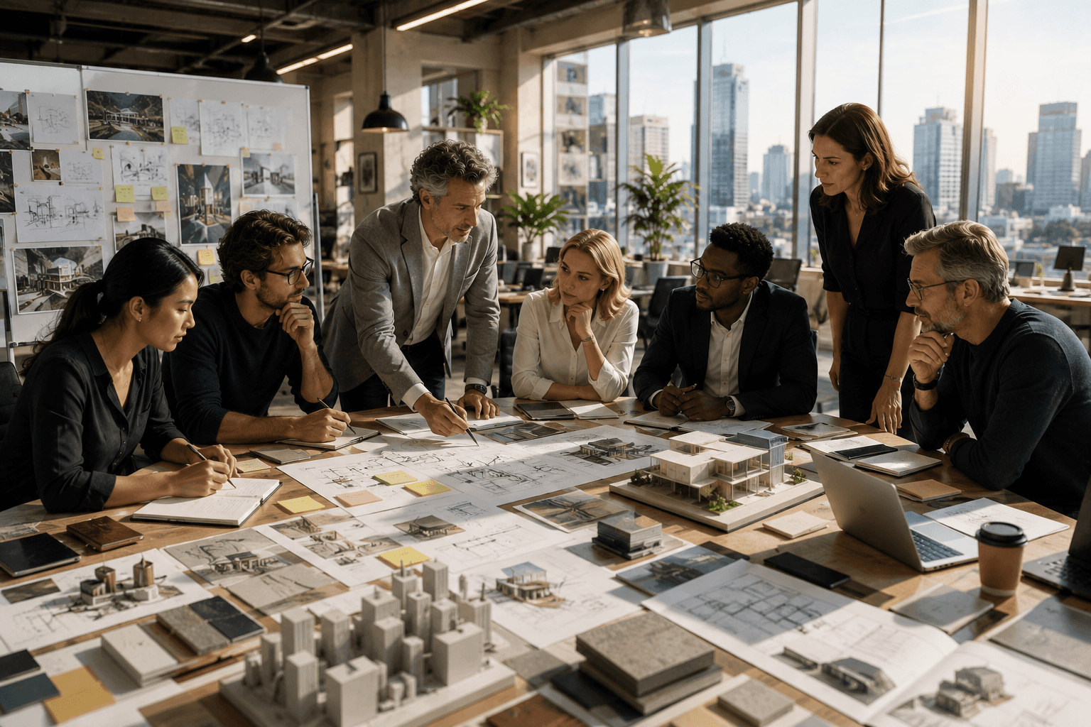 Business leaders planning long-term enterprise direction