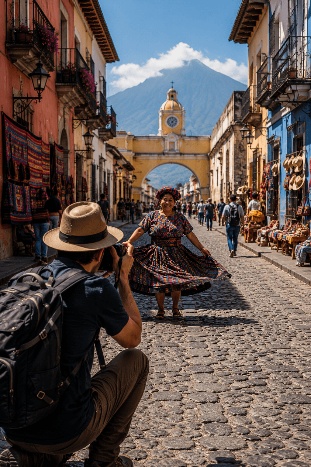 Street and travel photography capturing a moment in motion