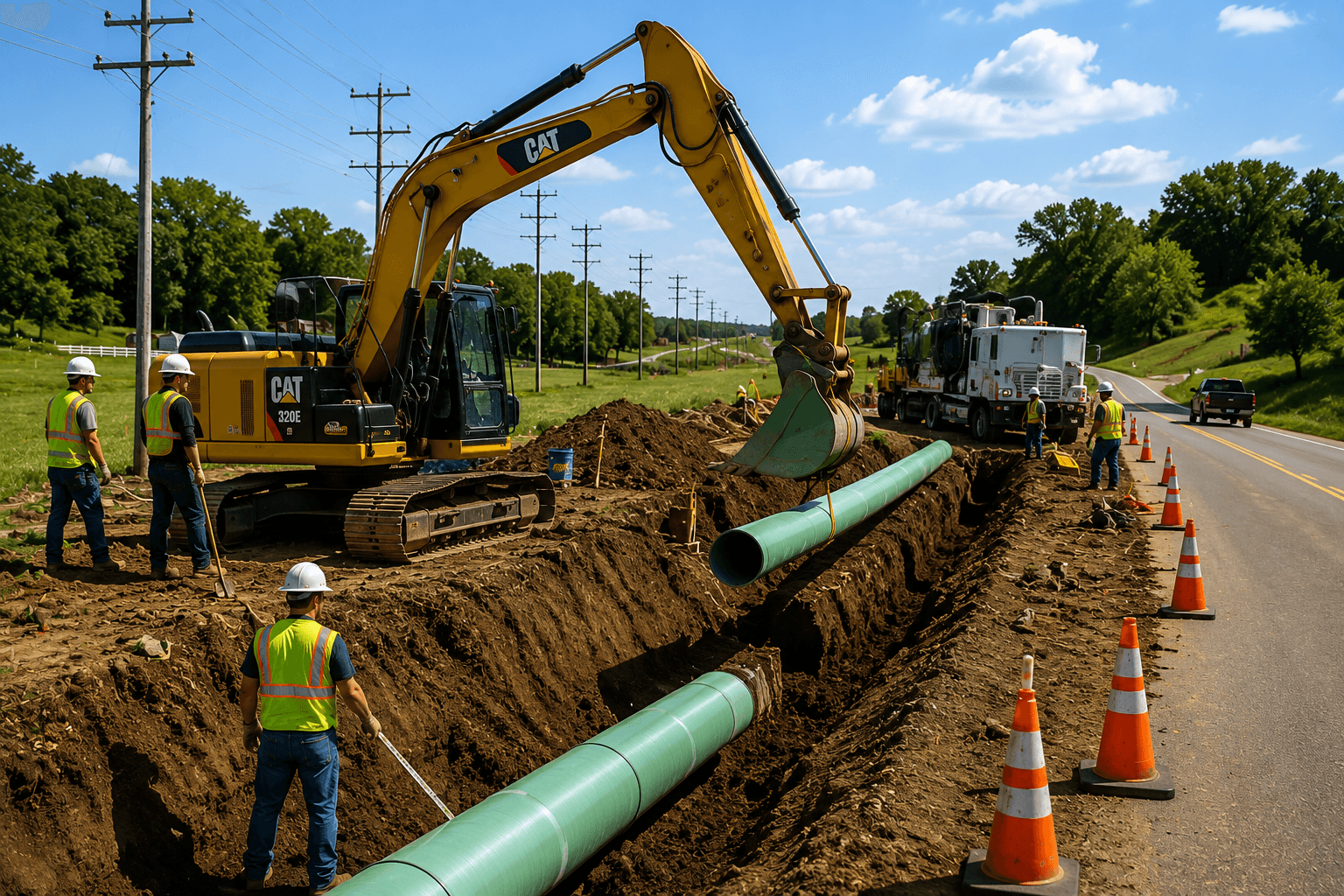 Crews restoring essential agricultural infrastructure